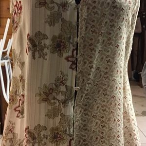 2 piece top and skirt .